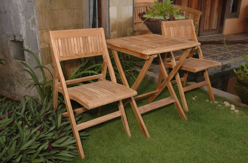 Anderson Teak Windsor 3-Piece Square Bistro Set  - Set-22