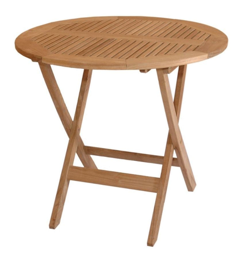 Anderson Teak Windsor 31" Round Picnic Folding Table - TBF-031R