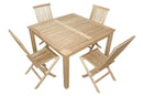 Anderson Teak Windsor Classic 5-Piece Folding Dining Chair - Set-62