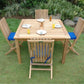 Anderson Teak Windsor Comfort Chair 7-Pieces Folding Dining Set - Set-105A