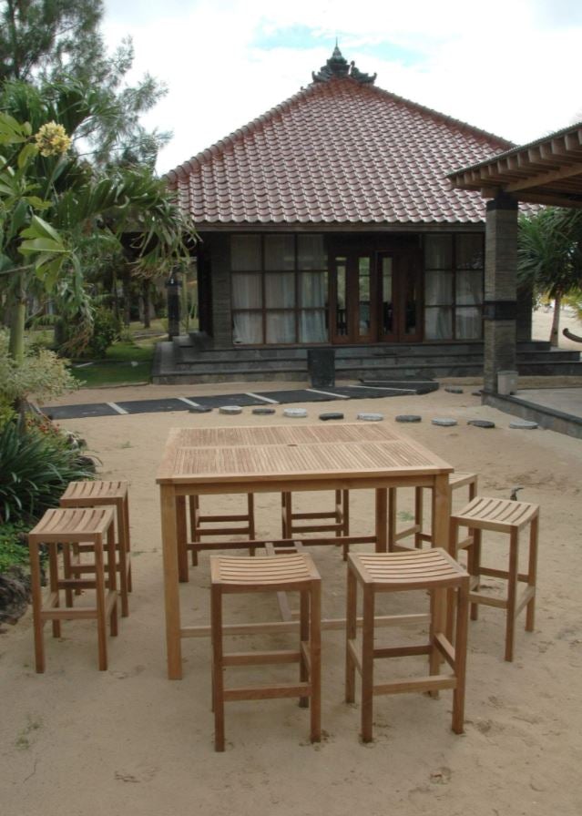 Anderson Teak Windsor Montego 9-Piece Square Bar Set - Set-120