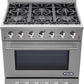 NXR 36 in. 5.5 cu.ft. Pro-Style Natural Gas Range with Convection Oven in Stainless Steel, SC3611