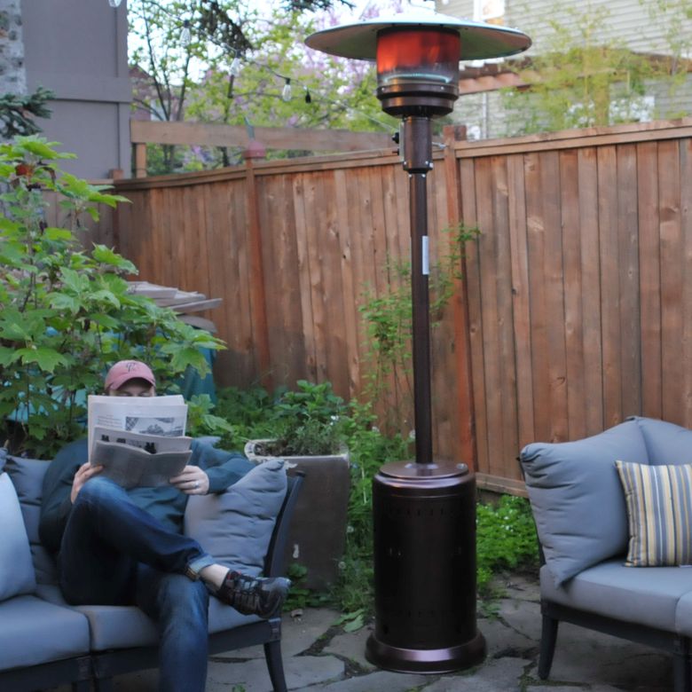 Premium Outdoor Propane Patio Heater Gas Fire Pit Space Heater - Morealis