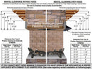 Buck Stove 18 Inch CR18 Ceramic Vent Free Gas Log Set - CR18MV