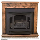 Buck Stove Model T-33 Gas Stove with Legs and Blower - NV T-33