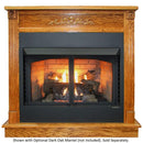 Buck Stove Model ZCBBXL Vent Free Builder Series Gas Firebox with Oak Logs