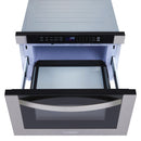 Cosmo 24 in. Built-in Microwave Drawer with Automatic Presets, Touch Controls, Defrosting Rack and 1.2 cu. ft. Capacity in Stainless Steel - COS-12MWDSS