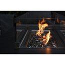 Elementi Varna Bianco white Porcelain & Metal Frame Fire Table