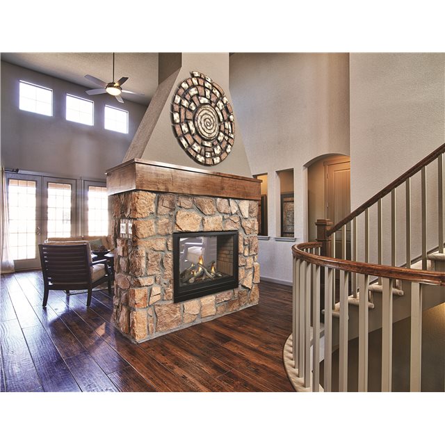 Empire Comfort Systems 36" Premium Tahoe Clean-Face See-Thru Direct Vent Fireplace