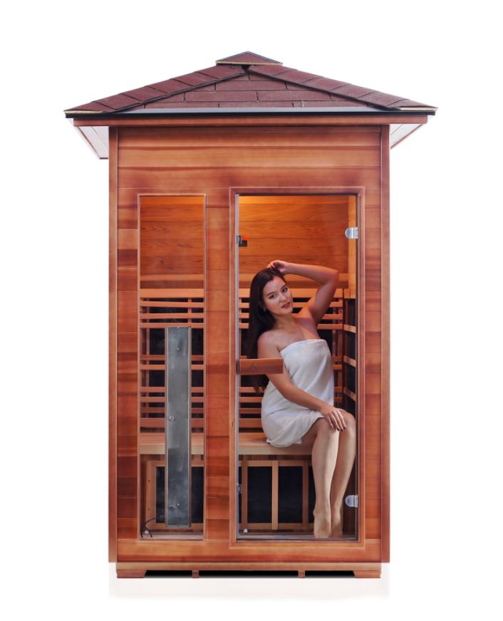 Enlighten Sauna Diamond 2 Person Infrared/Traditional Sauna - H-17376 - PrimeFair