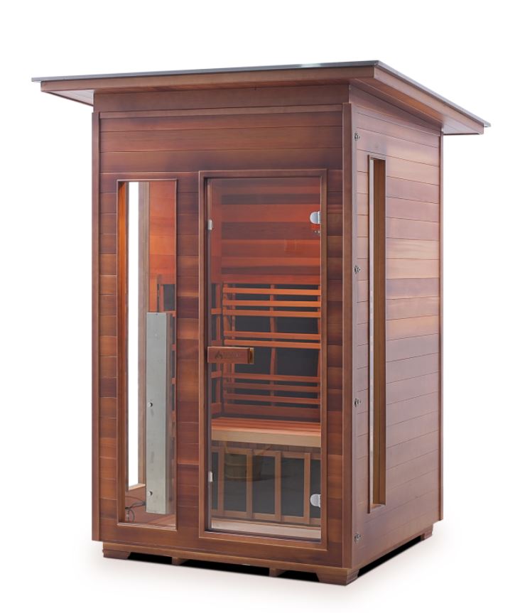 Enlighten Sauna Diamond 2 Person Infrared/Traditional Sauna - H-17376 - PrimeFair