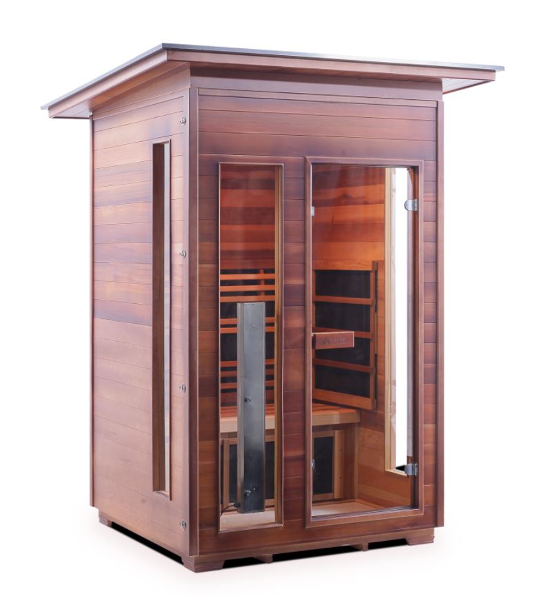 Enlighten Sauna Diamond 2 Person Infrared/Traditional Sauna - H-17376 - PrimeFair
