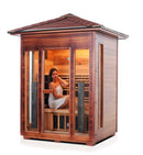 Enlighten Sauna Diamond 3 Person Infrared/Traditional Sauna - H-17377 - PrimeFair