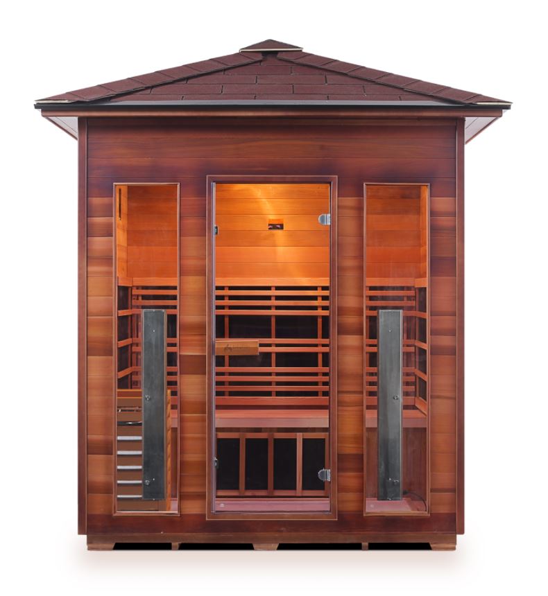 Enlighten Sauna Diamond 4 Person Infrared/Traditional Sauna - H-17378 - PrimeFair