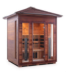 Enlighten Sauna Diamond 4 Person Infrared/Traditional Sauna - H-17378 - PrimeFair