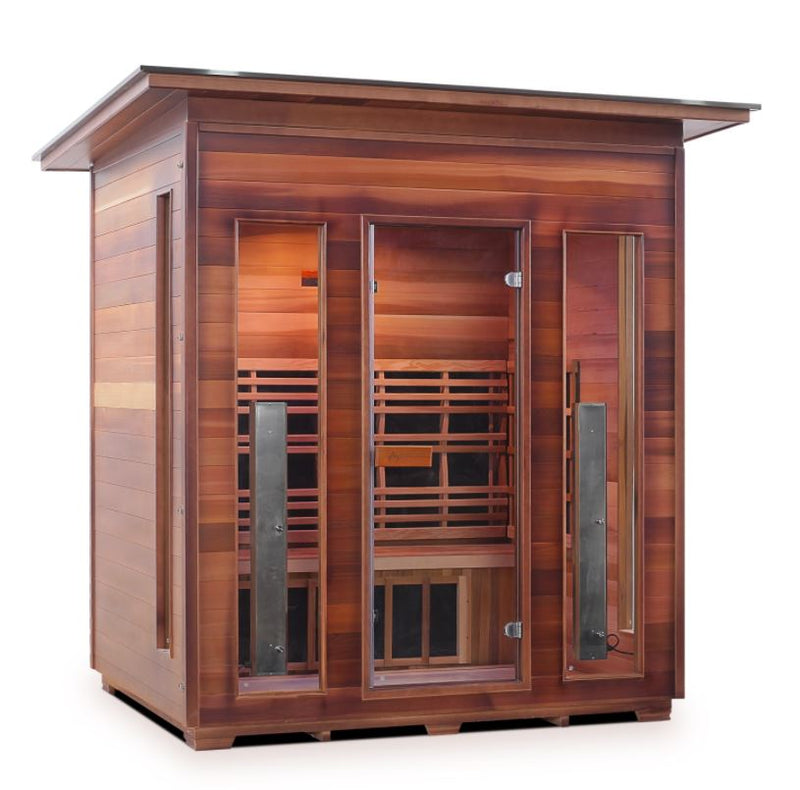 Enlighten Sauna Diamond 4 Person Infrared/Traditional Sauna - H-17378 - PrimeFair