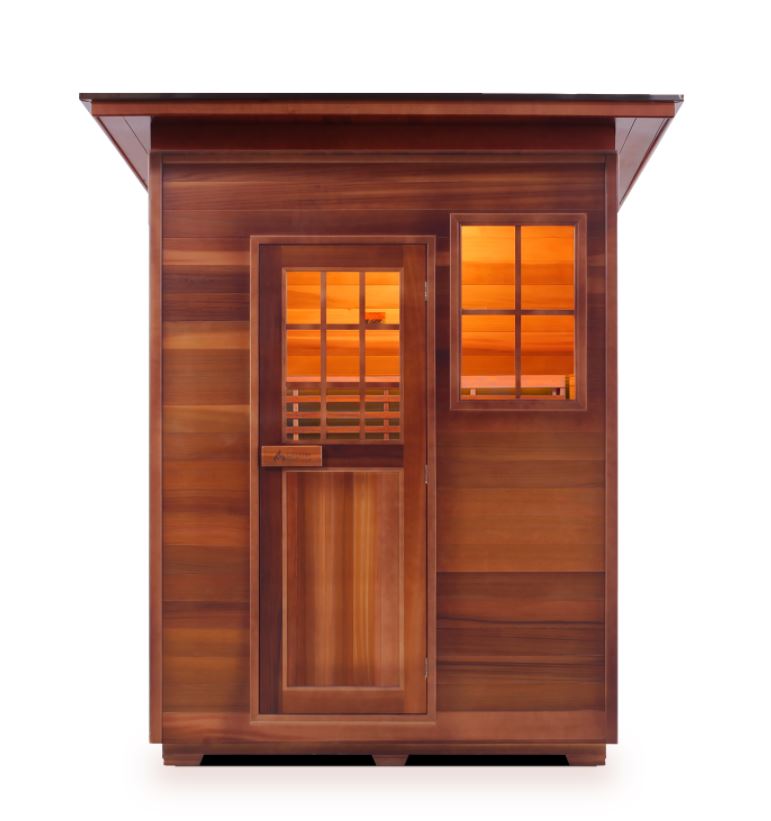 Enlighten Sauna MoonLight 3 Person Outdoor/Indoor Dry Traditional Sauna - T-16377 - PrimeFair