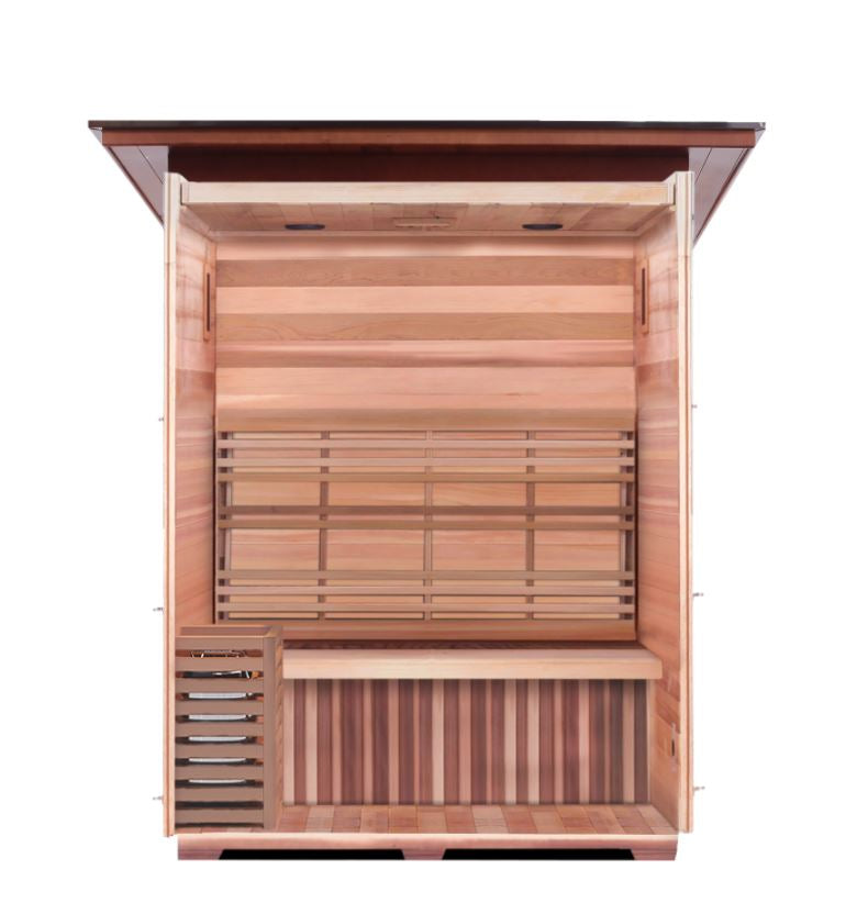 Enlighten Sauna MoonLight 3 Person Outdoor/Indoor Dry Traditional Sauna - T-16377 - PrimeFair