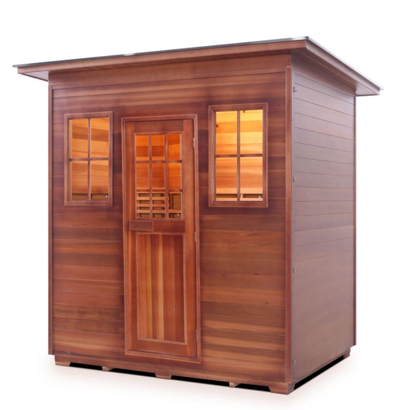 Enlighten Sauna MoonLight 5 Person Outdoor/Indoor Dry Traditional Sauna - T-16380 - PrimeFair