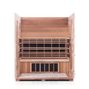 Enlighten Sauna Rustic 4 Person Outdoor/Indoor Full Spectrum Infrared Sauna - 17378 - PrimeFair