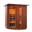 Enlighten Sauna Rustic 4C Person Outdoor/Indoor Full Spectrum Infrared Sauna - 17379 - PrimeFair