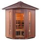 Enlighten Sauna Rustic 4C Person Outdoor/Indoor Full Spectrum Infrared Sauna - 17379 - PrimeFair