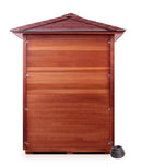 Enlighten Sauna Rustic 4C Person Outdoor/Indoor Full Spectrum Infrared Sauna - 17379 - PrimeFair