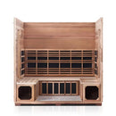 Enlighten Sauna Rustic 5 Person Outdoor/Indoor Full Spectrum Infrared Sauna - 19378 - PrimeFair