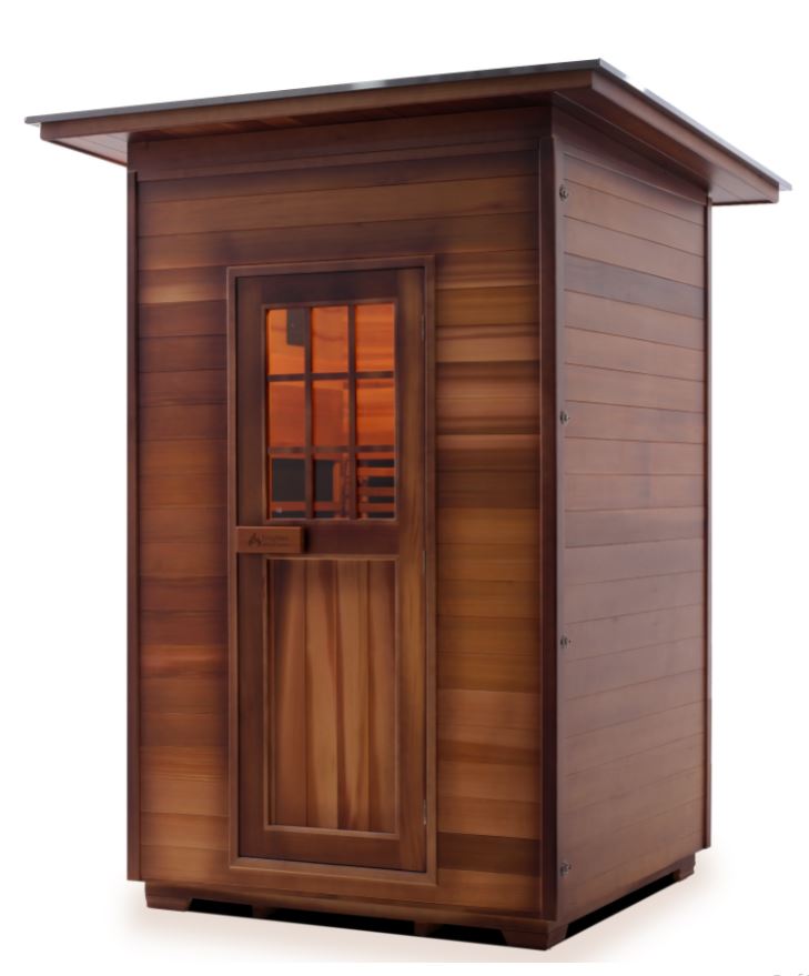 Enlighten Sauna Sapphire 2 Person Infrared/Traditional Sauna - H-16376 - PrimeFair