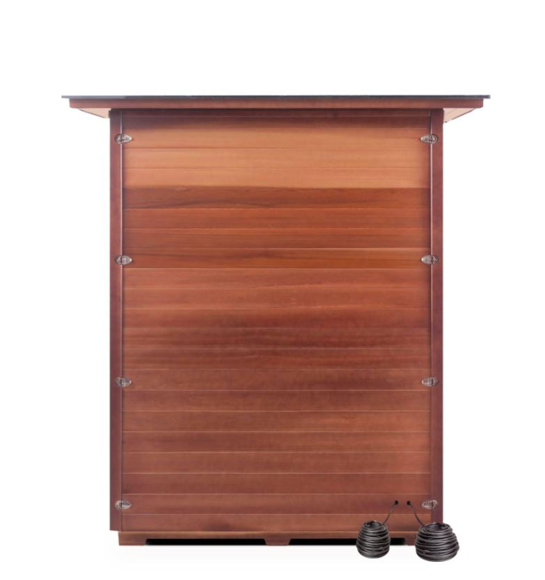 Enlighten Sauna Sapphire 2 Person Infrared/Traditional Sauna - H-16376 - PrimeFair