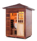 Enlighten Sauna Sapphire 3 Person Infrared/Traditional Sauna - H-16377 - PrimeFair