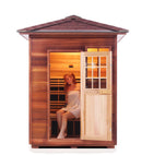 Enlighten Sauna Sapphire 3 Person Infrared/Traditional Sauna - H-16377 - PrimeFair