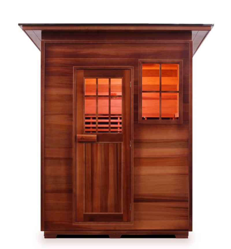 Enlighten Sauna Sapphire 3 Person Infrared/Traditional Sauna - H-16377 - PrimeFair