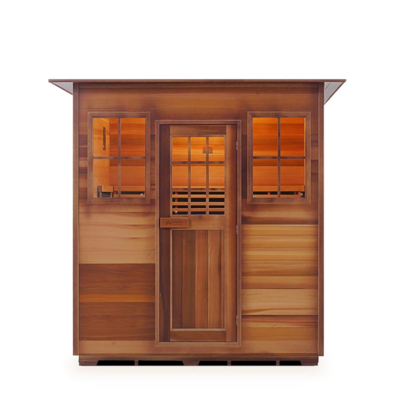 Enlighten Sauna Sapphire 4 Person Infrared/Traditional Sauna - H-16378 - PrimeFair