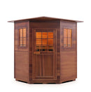Enlighten Sauna Sapphire 4C Person Infrared/Traditional Sauna - H-16379 - PrimeFair