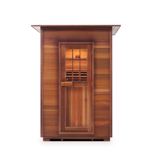 Enlighten Sauna Sierra 2 Person Outdoor/Indoor Full Spectrum Infrared Sauna - 16376 - PrimeFair