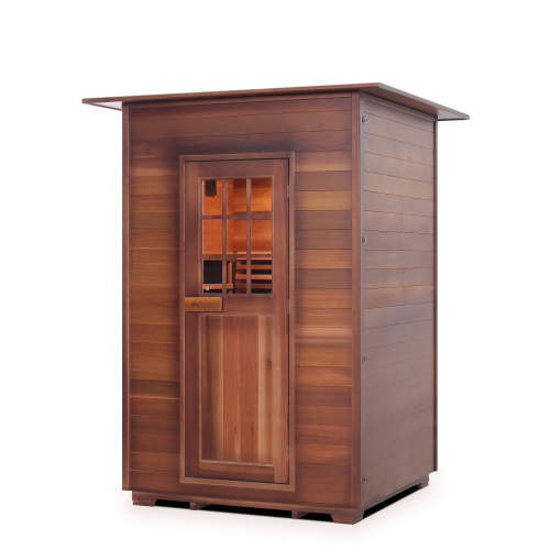 Enlighten Sauna Sierra 2 Person Outdoor/Indoor Full Spectrum Infrared Sauna - 16376 - PrimeFair