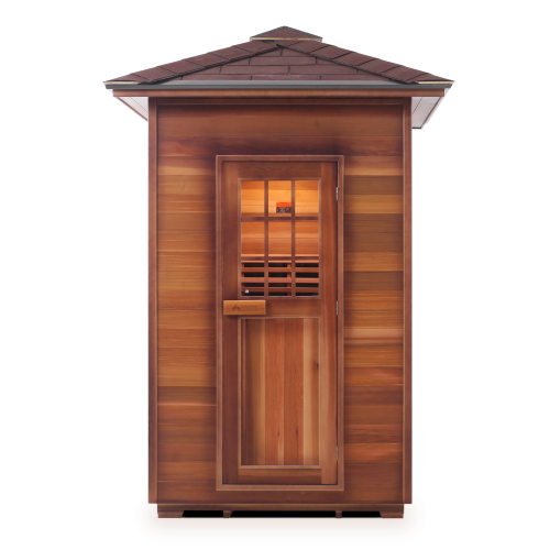 Enlighten Sauna Sierra 2 Person Outdoor/Indoor Full Spectrum Infrared Sauna - 16376 - PrimeFair