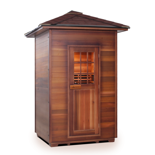 Enlighten Sauna Sierra 2 Person Outdoor/Indoor Full Spectrum Infrared Sauna - 16376 - PrimeFair