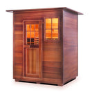 Enlighten Sauna Sierra 3 Person Outdoor/Indoor Full Spectrum Infrared Sauna - 16377 - PrimeFair