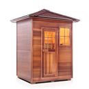Enlighten Sauna Sierra 3 Person Outdoor/Indoor Full Spectrum Infrared Sauna - 16377 - PrimeFair