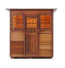 Enlighten Sauna Sierra 4 Person Outdoor/Indoor Full Spectrum Infrared Sauna