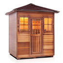 Enlighten Sauna Sierra 4 Person Outdoor/Indoor Full Spectrum Infrared Sauna