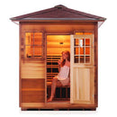 Enlighten Sauna Sierra 4 Person Outdoor/Indoor Full Spectrum Infrared Sauna