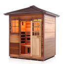 Enlighten Sauna Sierra 4 Person Outdoor/Indoor Full Spectrum Infrared Sauna