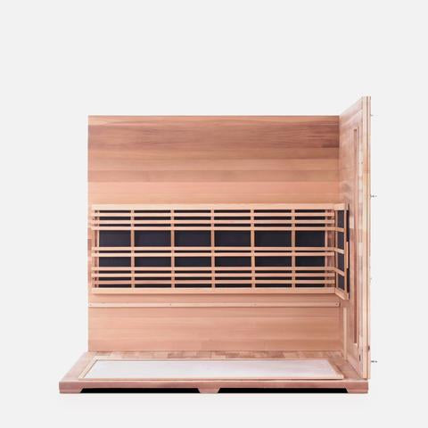 Enlighten Sauna Sierra 4 Person Outdoor/Indoor Full Spectrum Infrared Sauna