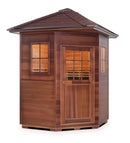Enlighten Sauna Sierra 4C Person Outdoor/Indoor Full Spectrum Infrared Sauna - 16379 - PrimeFair