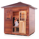 Enlighten Sauna Sierra 5 Person Outdoor/Indoor Full Spectrum Infrared Sauna - 16380 - PrimeFair
