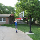 First Team Attack In Ground Adjustable Basketball Goal - PrimeFair