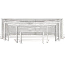 First Team Golden Goal 44 Square Aluminum Permanent Soccer Goal - PrimeFair